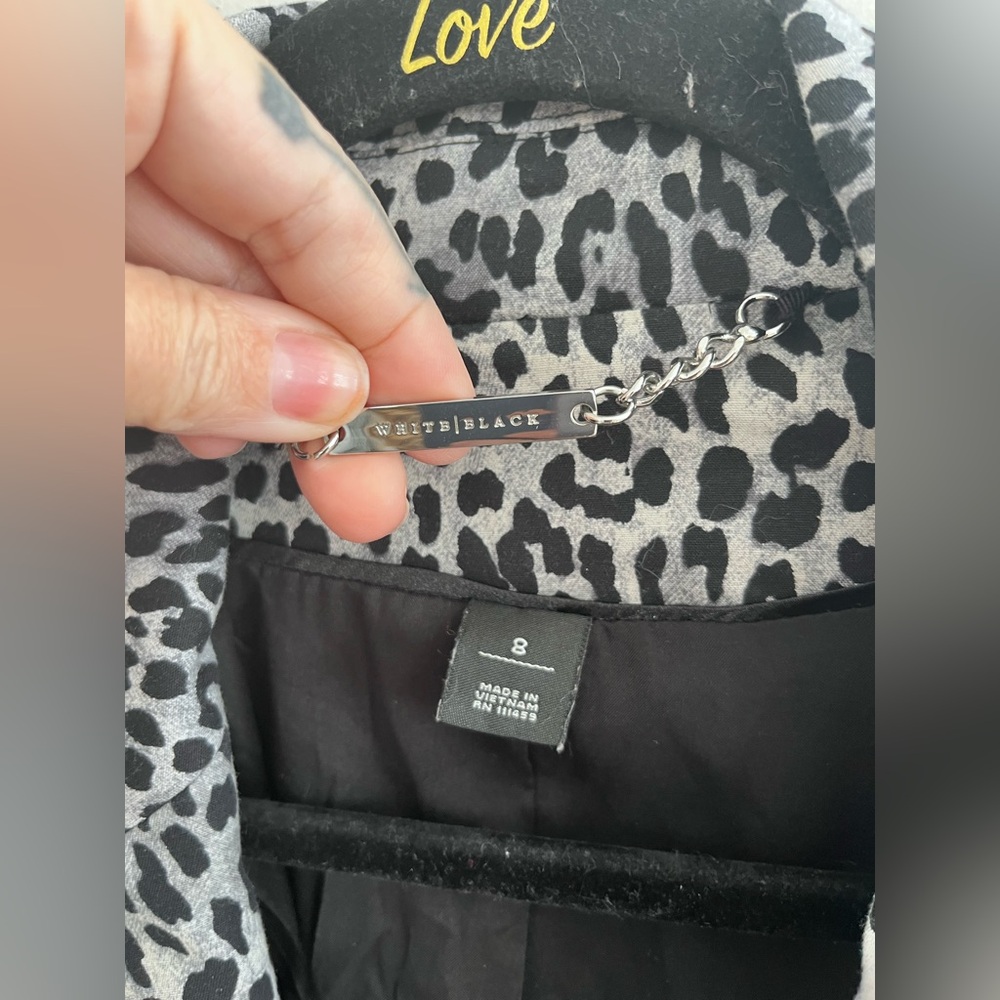 WHBM Leopard Print Blazer Jacket - image 5